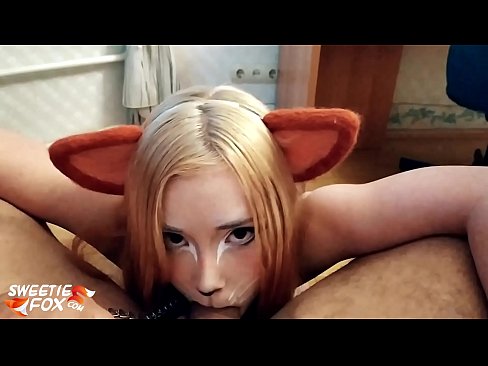 ❤️ Kitsune anameza mboo na kumeza mdomoni kwetu ☑